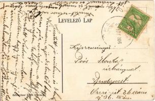 1908 Kóka, Temetői kápolna. Schweitzer Lipót kiadása