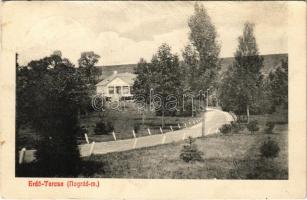 1913 Erdőtarcsa, Erdő-Tarcsa (Nógrád); Kubinyi-Márkus-kúria, kastély (gyűrődés / crease)