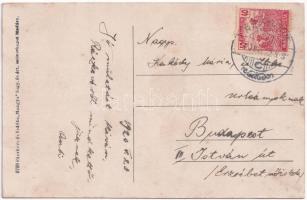 1920 Ráckeve, Árpád szobor. Hangya szövetkezet kiadása (EK)