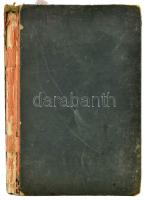 1916-1923 Szentkirályi Istvánné Bogyai Stefánia pénzügyi kiadások egy füzetben. Sérült egészvászon k...