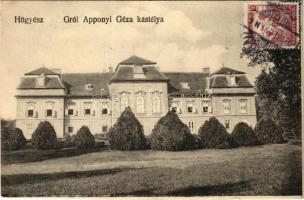 1920 Hőgyész, Gróf Apponyi Géza kastély. TCV card