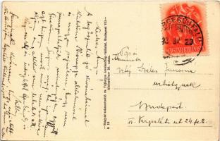 Nyergesújfalu, Fő utca, templom, üzletek (EK)