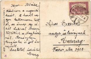 1924 Barcs, Hengermalom. Vasúti levelezőlapárusítás 4137. (Rb)