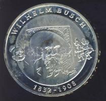 Németország 2007D 10€ Ag "Wilhelm Busch" T:1