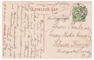 1908 Tarcsafürdő, Bad Tatzmannsdorf; Vízgyógyintézet / Wasserheilanstalt / spa (EK)