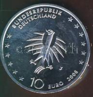 Németország 2008J 10€ Ag "50 éves a Gorch Fock" T:1