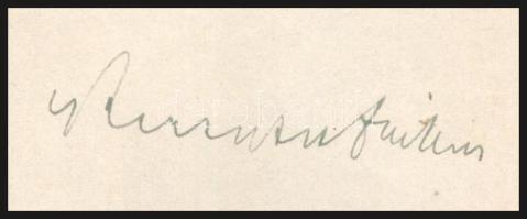 1942 Keresztes-Fischer Ferenc belügyminiszter által aláírt számvevőségi tanácsosi kinevezés