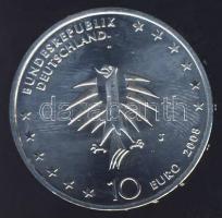 Németország 2008J 10€ Ag "50 éves a Gorch Fock" T:1