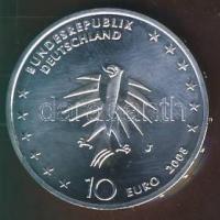 Németország 2008J 10€ Ag "50 éves a Gorch Fock" T:1