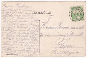 1907 Rohonc, Rechnitz; vár. Stelczer A. kiadása / Schloss / castle