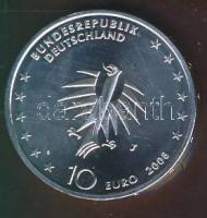 Németország 2008J 10€ Ag "50 éves a Gorch Fock" T:1