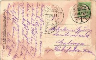 1911 Komárom, Komárno; Cs. és kir. Várparancsnokság, katonák. Kiadja L. H. Pannonia / K.u.K. Festung...