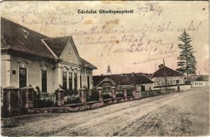 1917 Gömörpanyit, Gemerská Panica (Rozsnyó); fogyasztási szövetkezet üzlete / cooperative shop (r)