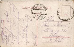 Beregszász, Beregovo, Berehove; M. kir. törvényház / court (kopott sarkak / worn corners)