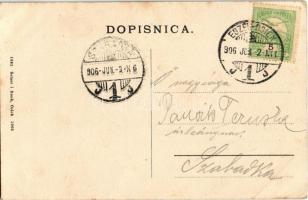 1906 Eszék, Essegg, Osijek; Svratiste Rajal / szálloda / hotel (EK)