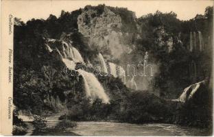 1909 Plitvicka Jezera, Sastavci. R. Mosinger / Plitvicei tavak, vízesés / Plitvice Lakes, Confluences, waterfall