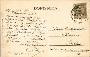 1909 Plitvicka Jezera, Sastavci. R. Mosinger / Plitvicei tavak, vízesés / Plitvice Lakes, Confluence...