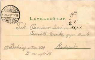 1900 Szabadka, Subotica; Városháza, Városi népiskola, Postahivatal. Heumann Mór kiadása / town hall,...