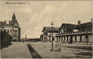 Bród, Nagyrév, Slavonski Brod, Brod na Savi; Kolodvor / vasútállomás / railway station