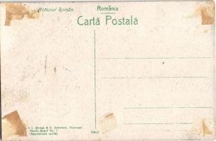 Port National Roman. I. Saraga & Schwartz / Román népviselet / Romanian folklore (Rb)