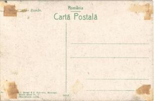 Cioban Roman. I. Saraga & Schwartz / Román népviselet, juhász / Romanian folklore, shepherd (Rb)