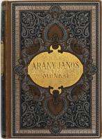 Arany János művei 1-6. köt. Uj kiadás hat kötetben. Bp., 1900., Franklin. Kiadói aranyozott, festett...
