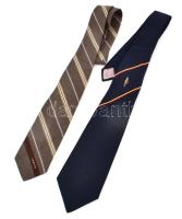 2 db nyakkendő: Dave Mackay London + Lanvin (barna)
