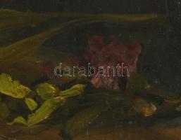 Baász Imre (1941-1991): Csendélet, 1975. Olaj, karton. Jelezve jobbra középen. Fakeretben. 77,5×69 c...