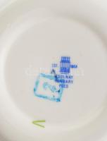 Zsolnay Pompadour mintás mokkás készlet, jelzett, hibátlan