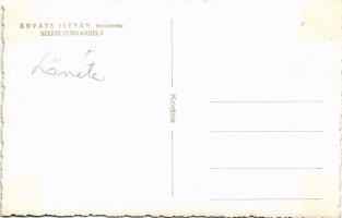 Lövéte, Lueta; templom, falu ünnep. Kováts István fényképész / church, village fest. photo