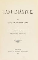 Bánfi Zsigmond: Tanulmányok. Beöthy Zsolt előszavával. Bp., 1895, Singer és Wolfner, VIII+287+1 p. Á...