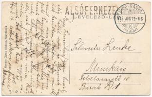 1915 Fernezely, Felsőfernezely, Firiza (Nagybánya, Baia Mare); M. kir. fémkohó, bánya. Kovács Gyula ...