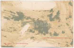 Beszterce, Bistritz, Bistrita; Kórház utca, Központi szálloda. C.W. Schell kiadása / Spitalgasse / s...