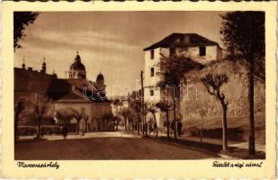 Marosvásárhely, Targu Mures; utca és régi vár / street and old castle