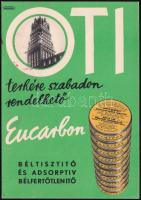 1937 Eucarbon bélfertőtlenítő reklámlap