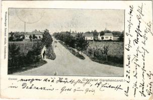 1899 (Vorläufer) Gurahonc, Honctő, Gurahont; Korzó. Weissberger Sámuel utóda kiadása / corso (vágott / cut)