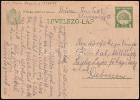 1929 Szívós Zsigmond zsidó származású író panaszos levele, amelyet a debreceni elmegyógyintézetből küldött Sághy Lajos rendőrfőkapitánynak