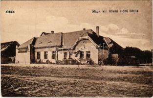 Óbéba, Óbéb, Beba Veche (Temes); Magy. kir. állami elemi iskola / school