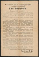 1956 november 6. a budapesti szovjet katonai egységek parancsnokának 1. sz. parancsa