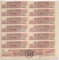 Budapest 1918. "A Magyar Korona Országai 5 1/2%-kal kamatozó járadékkölcsön" államadóssági...