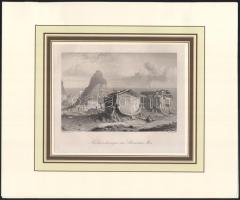 cca 1850 Életképek, 10 db. Acélmetszet, papír. Paszpartuban. 13,5x17,5 és 15x20 cm közötti méretekbe...