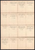 cca 1940 Ruhaviseletek 16 db gyűjtőkép