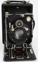 Cca. 1930 Gauthier Pronto kamera Anastigmat 1:4,5, F 10,5 objektívvel. Bőr tokban, szép állapotban. ...