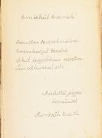 cca 1930 Emlékkönyv beírásokkal, megviselt állapotban