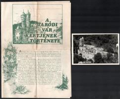 cca 1980 A soproni Taródi vár története ismertetője és fotója
