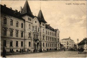 1911 Lugos, Lugoj; Pénzügyi palota és igazgatóság. Auspitz Adolf kiadása / financial palace and directorate (fl)