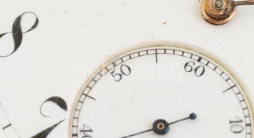 Patek Philippe zsebóra, XX. sz. eleje. Másodpercmutatós, szép számlappal, fém tokkal. Működő, jó áll...