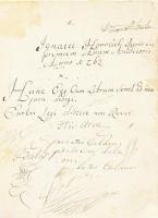 1762 Ignacii Horváth Juris in primum Anum Auditoris Anno 1762 (szentgyörgyi) Horváth Imre A törvény ...