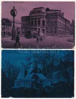 Pozsony, Pressburg, Bratislava; - 2 db régi képeslap / - 2 pre-1945 postcards