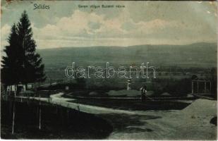 1906 Szliács, Sliac; Garam völgye Budából nézve / Hron river valley (EK)